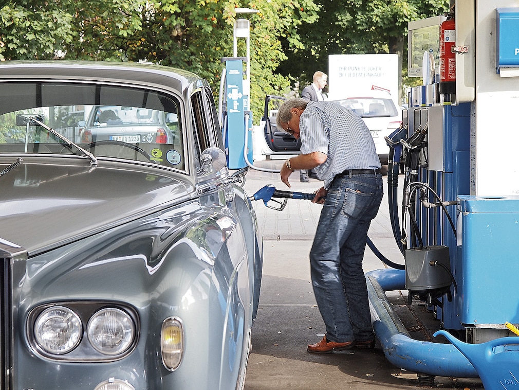 volltanken für die Verbrauchsmessung