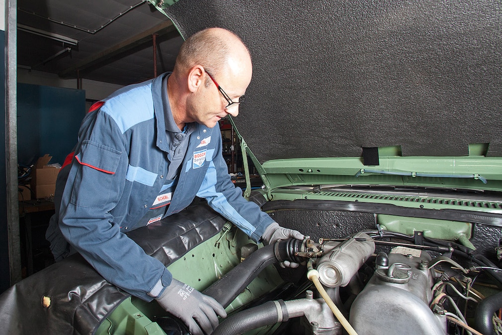 Heizung für den Motor 2