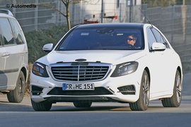Mercedes-Benz S-Klasse Erlkönig W222 Erprobung Death Valley