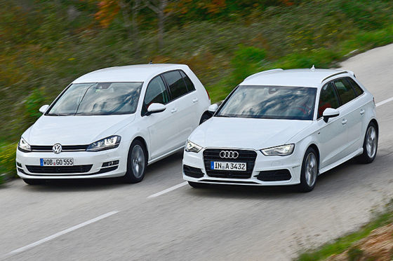 Audi A3 Sportback VW Golf