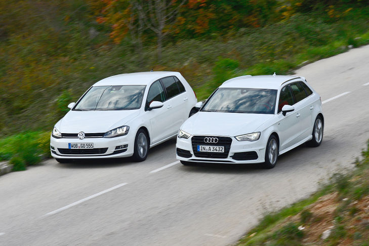 Audi A3 Sportback VW Golf