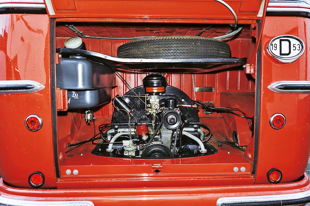 Motor des VW T1 Samba-Bus