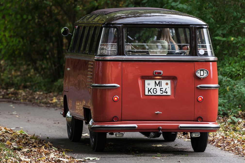 VW T1 Samba-Bus von hinten