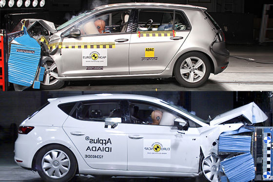 Crashtest VW Golf VII