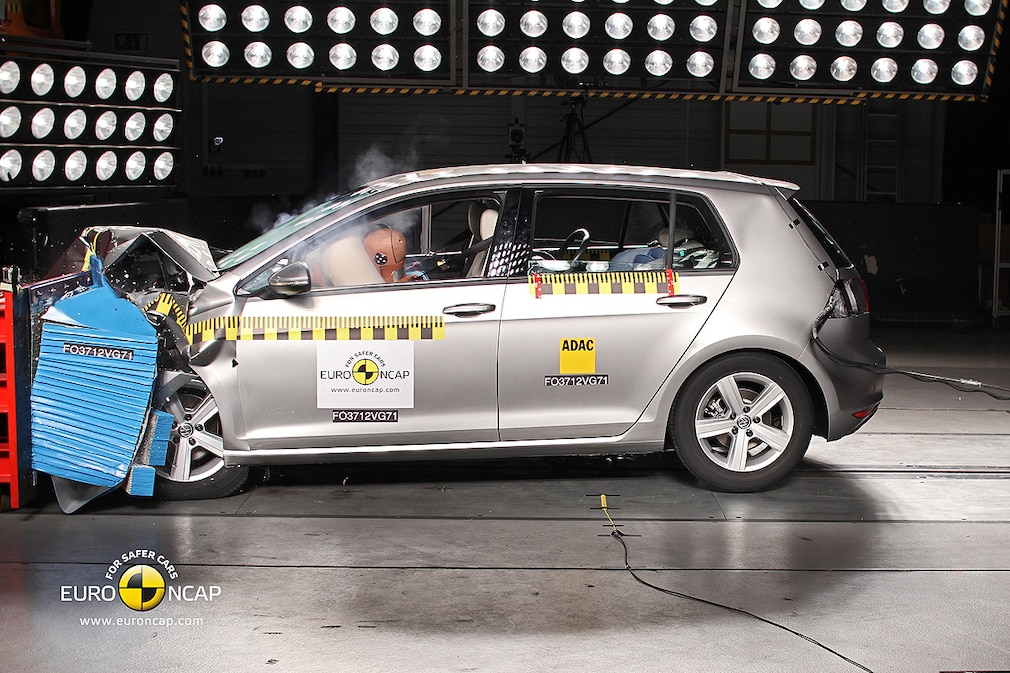 VW Golf Frontal crash test 2012