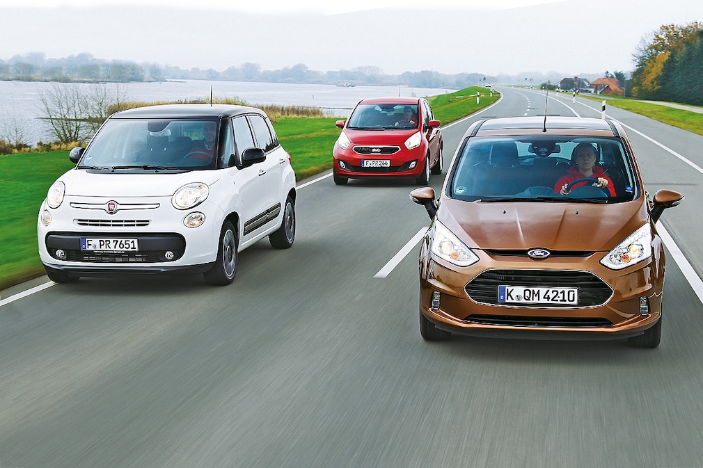 Fiat 500L Ford B-Max Kia Venga