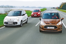 Fiat 500L Ford B-Max Kia Venga