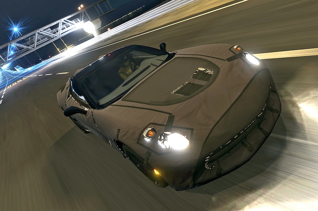 Computerspiel Corvette C7 Prototype Test