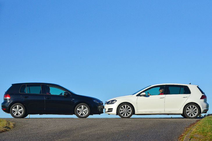 VW Golf 6 vs. Golf 7 im Vergleich: Rückblick auf den letzten