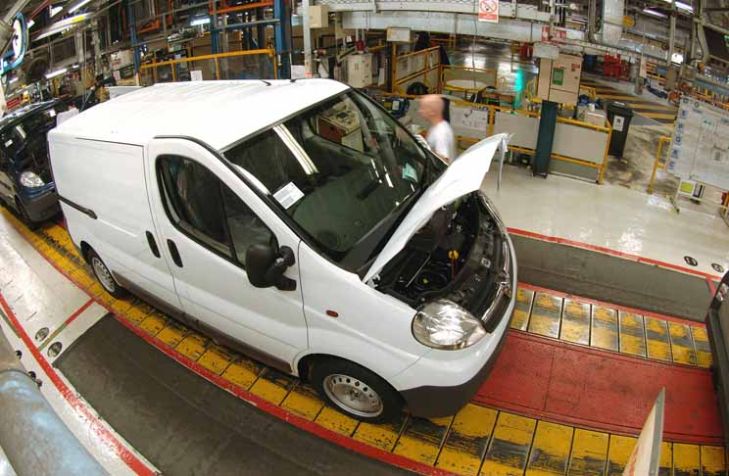 Opel Werk Luton England Vivaro Produktion