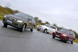Audi Q5 BMW X3 Mercedes GLK