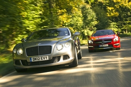 Bentley Continental GT Speed Mercedes SL 65 AMG