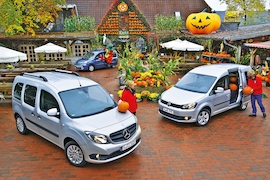 Mercedes Citan 109 CDI BE Kombi, Renault Kangoo Energy dCi 90, VW Caddy 1.6 TDI BMT