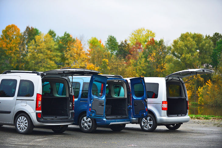 Mercedes Citan vs. Renault Kangoo und VW Caddy
