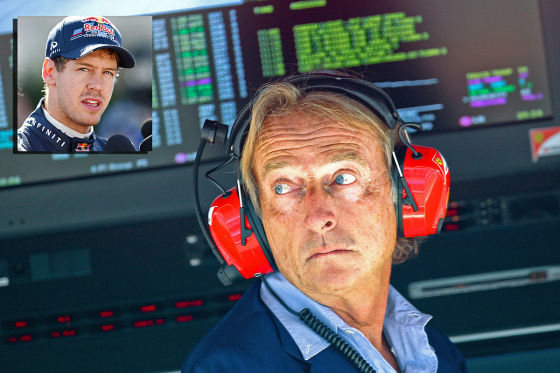 Luca di Montezemolo Sebastian Vettel
