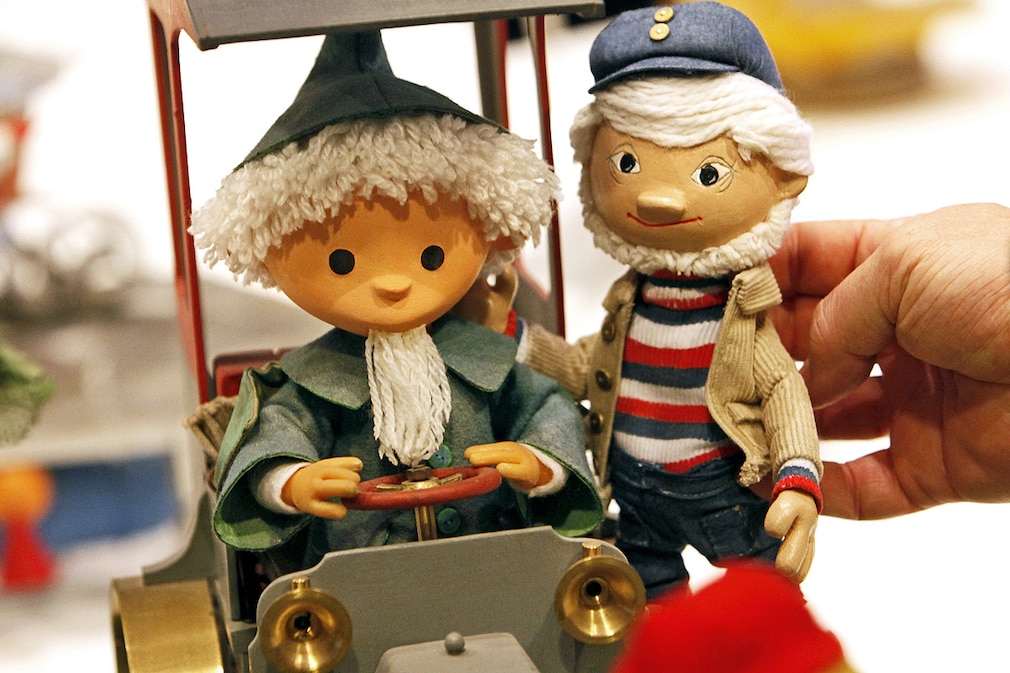 Ost-Sandmännchen und West-Sandmännchen