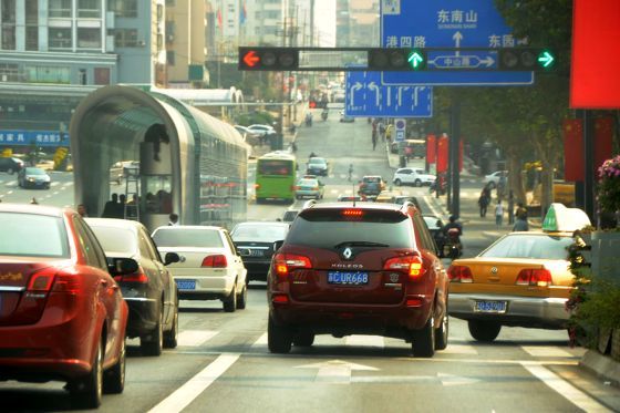 Straßenverkehr in China