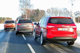 Hyundai Santa Fe Kia Sorento Mitsubishi Outlander