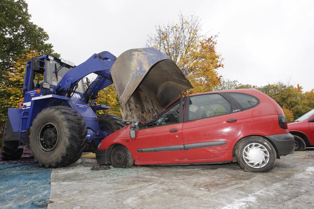 Rettungsübung Unfall
