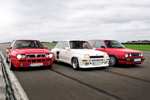 Lancia Delta HF Integrale Renault 5 Turbo VW Golf GTI G60