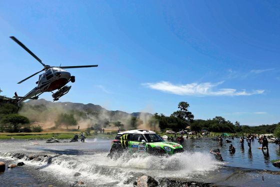 Stéphane Peterhansel im Mini All4 Racing auf der zehnten Etappe der Rallye Dakar 2013