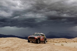 Boris Garafulic im Mini All4 Racing auf der 11. Etappe der Rallye Dakar 2013