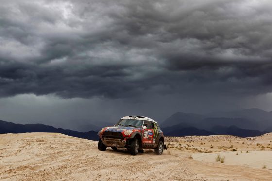 Boris Garafulic im Mini All4 Racing auf der 11. Etappe der Rallye Dakar 2013