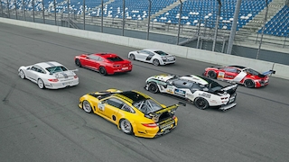 Porsche 911 GT3 RS 4.0, Porsche 911 GT3 R, Chevrolet Camaro ZL1, Audi R8 GT, Chevrolet Camaro GT, Audi R8 LMS ultra
