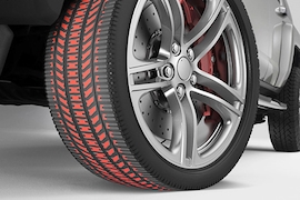 Discolor Tyre