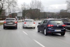 Ford Focus 1.0 EcoBoost, BMW 114i, VW Golf 1.2 TSI