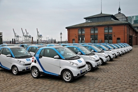 Smart fortwo Car2go in Hamburg