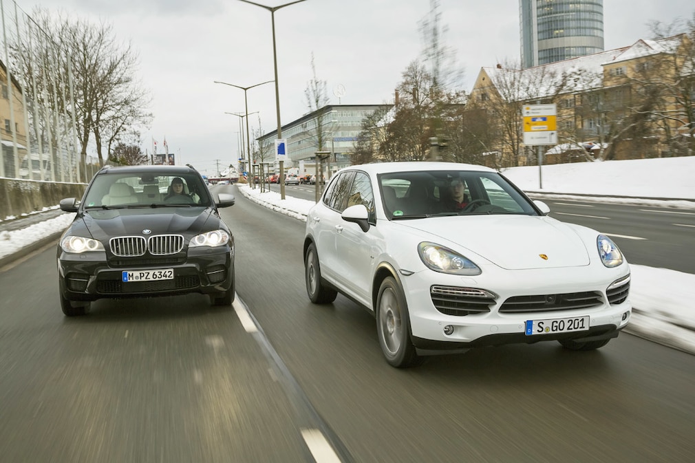 BMW X5 M50d Porsche Cayenne S Diesel