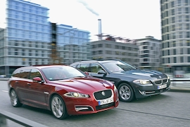 BMW 5er Touring Jaguar XF Sportbrake