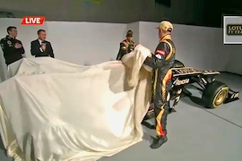 Enthüllung Lotus E 21 F 1 Team