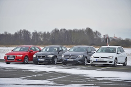 udi A3 BMW 1er Mercedes A-Klasse VW Golf
