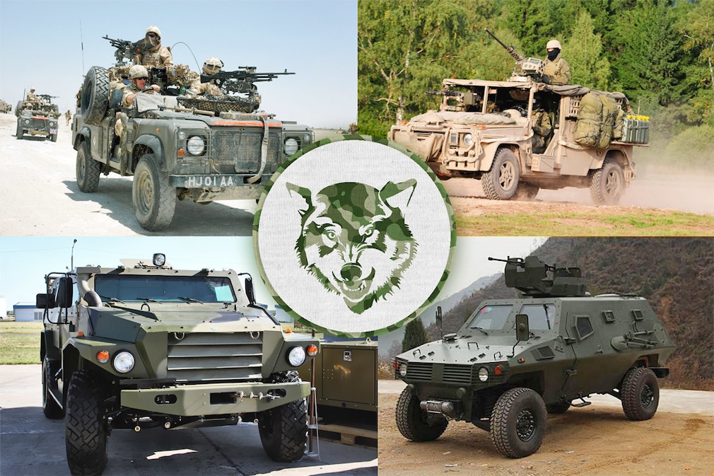 Militärfahrzeuge Wolf
