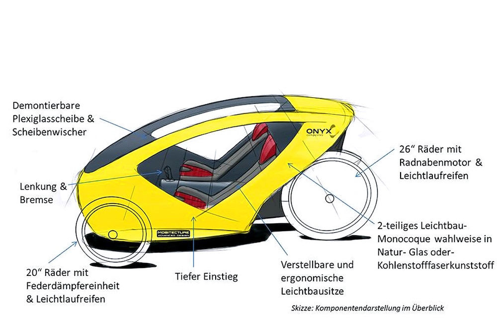 Ultraleichtes Stadtauto