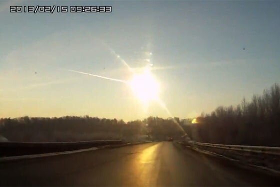Meteoritenregen im Ural