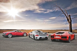 Ferrari F12 Berlinetta Lamborghini Aventador Pagani Huayra Ruf CTR 3 Clubsport
