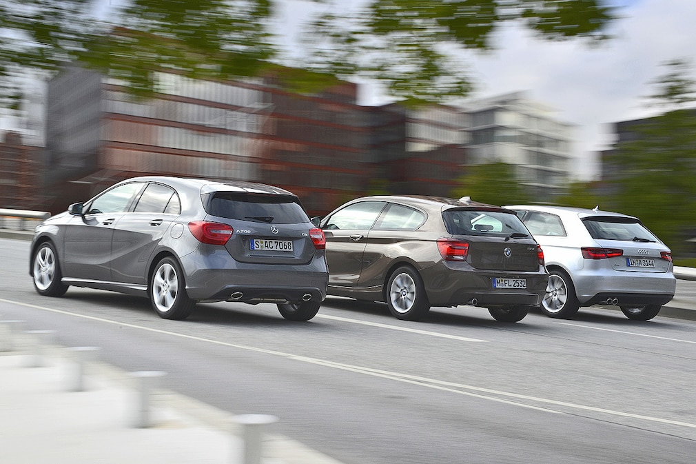 Audi A3 BMW 1er Mercedes A-Klasse