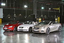 VW Golf Cabrio, BMW 3er Cabrio, Opel Cascada
