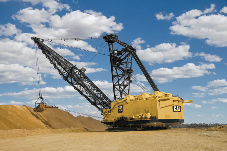 Cat 8750 Dragline
