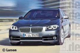 BMW 5er Facelift (Illustration)