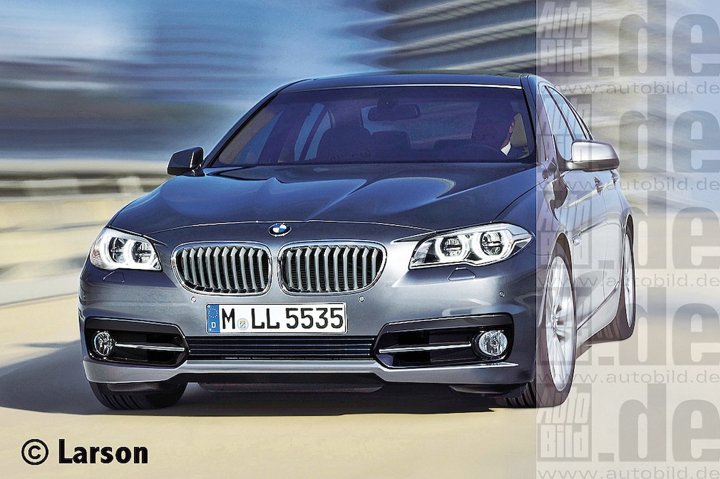 BMW 5er Facelift (Illustration)