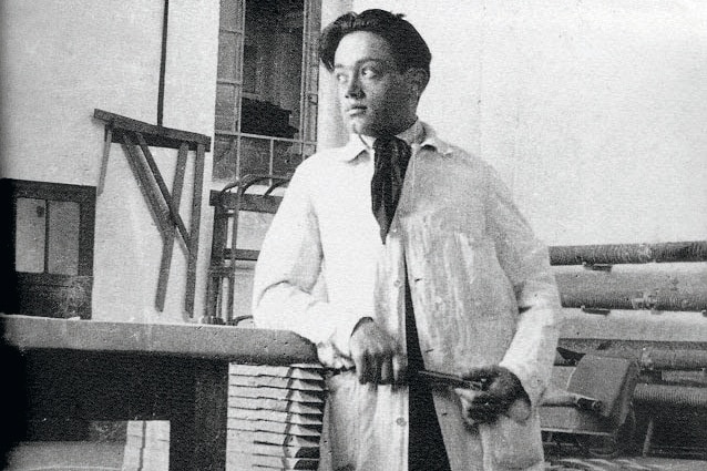 Flaminio Bertoni im Studio