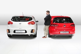 Kia cee'd GT, VW Golf GTI