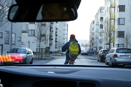 Volvo Fahrradfahrer-Erkennung