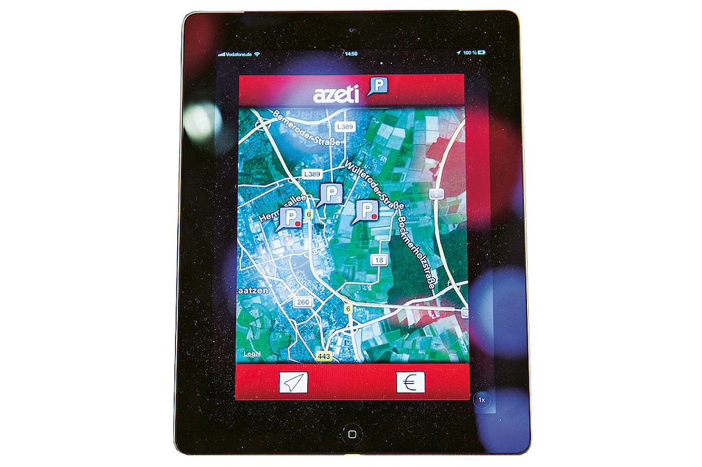 Parkplatz App "My Parking Space"