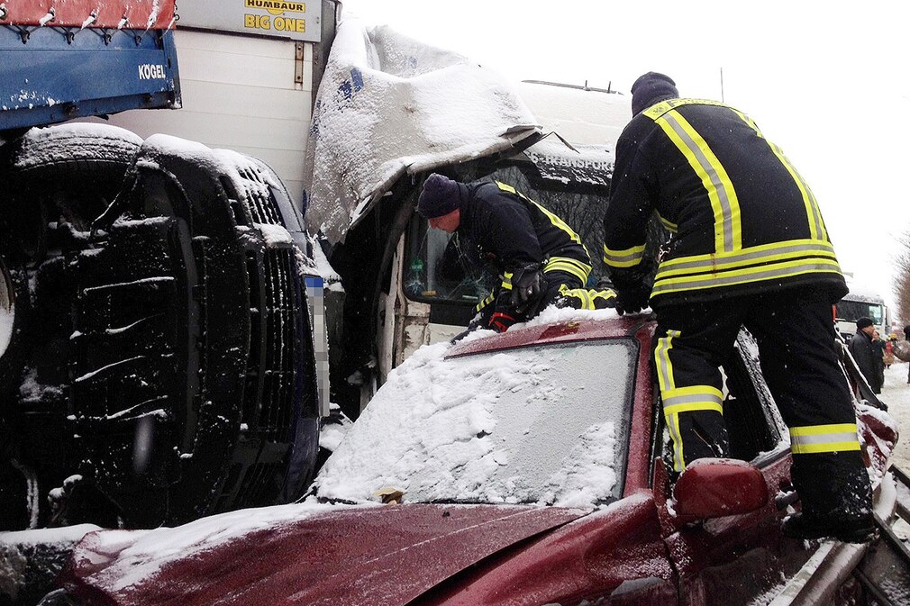 Massenkarambolage A45