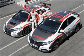 Honda Civic mit Tourenwagen-WM-Dekor